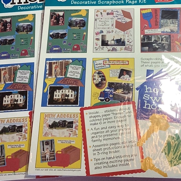 FINAL SALE PRICE Frances Meyer Scrapbooking Supplies Set of 6 - Picture 2 of 5